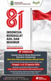 IMBAUAN MENGIBARKAN BENDERA MERAH PUTIH SERENTAK MULAI TANGGAL 1-31 AGUSTUS 2026